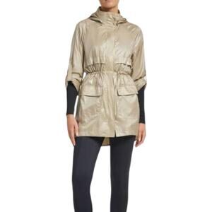 NWT Anatomie Ramona Windbreaker Jacket Champagne Size Medium